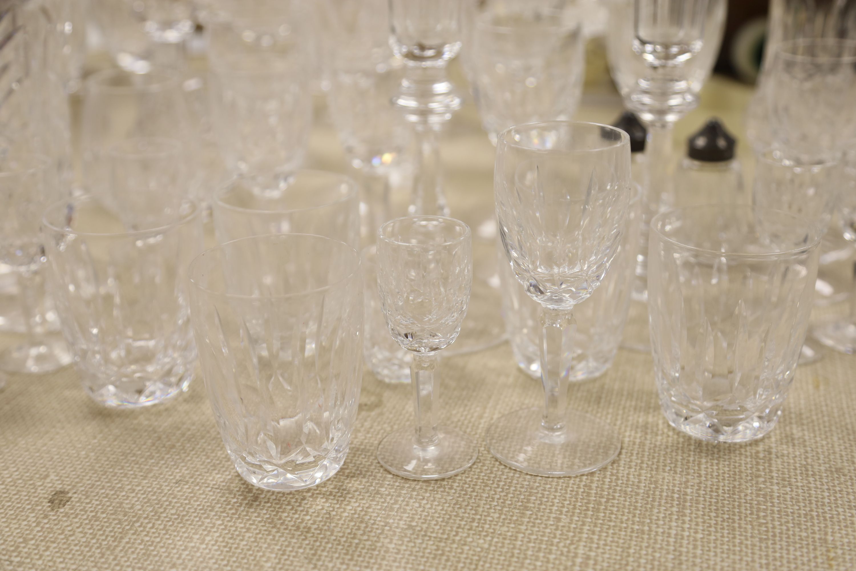 A quantity of Waterford glassware